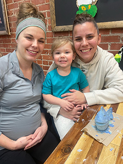 making pottery at uncorked inspiration
